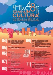 Cartaz Semana da Cultura Mirandesa 2026 - Miranda do Douro