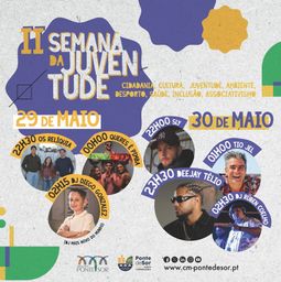 Cartaz Semana da Juventude 2026 - Ponte de Sor