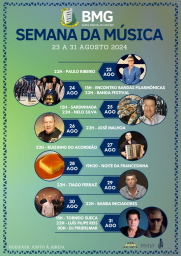 Cartaz Semana da Música da BMG 2024 - Maia
