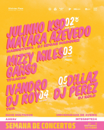 Cartaz Semana dos Concertos do Integrate 2024 - Aveiro