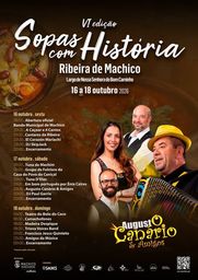 Cartaz Sopas com História 2026 - Ribeira de Machico