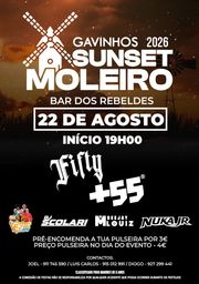 Cartaz Sunset do Moleiro 2026 -  Figueira de Lorvão