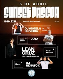Cartaz Sunset Páscoa 2026 - Esmoriz