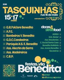 Cartaz Tasquinhas 2026 - Benedita