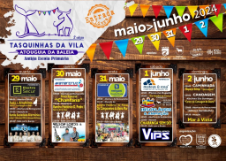 Cartaz Tasquinhas da Vila 2024 - Atouguia da Baleia