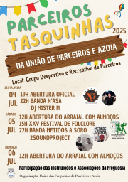 Cartaz Tasquinhas de Parceiros 2025 - Leiria