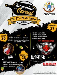 Cartaz Tasquinhas do Cercal 2026 - Cercal