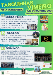 Cartaz Tasquinhas do Vimeiro 2024 - Alcobaça