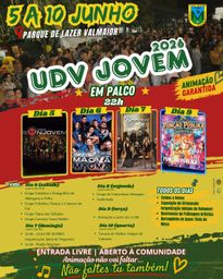 Cartaz UDV Jovem 2026 - Valmaior
