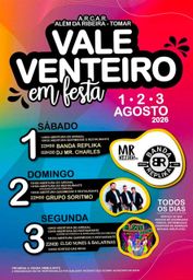 Cartaz Vale Venteiro em Festa 2026 - Além da Ribeira