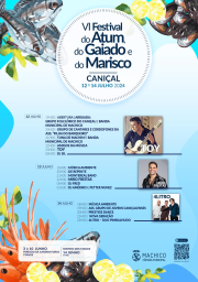 Cartaz VII Festival do Atum do Gaiado e do Marisco 2024 - Caniçal