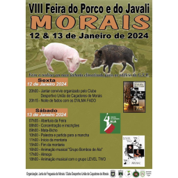 Cartaz VIII Feira do Porco e do Javali 2024 - Morais
