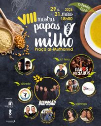 Cartaz VIII Mostra de Papas de Milho 2026 - Silves