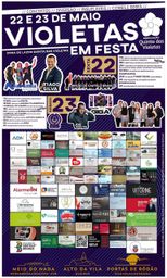 Cartaz Violetas em Festa 2026 - Castelo Branco