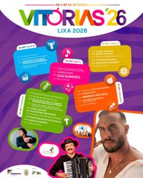 Cartaz Vitórias 2026 - Lixa