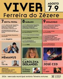 Cartaz Viver 2026 - Ferreira do Zêzere