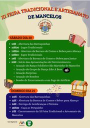 Cartaz XI Feira Tradicional e Artesanato de Mancelos 2026 - Mancelos