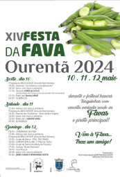 Cartaz XIV Festa da Fava 2024 - Ourentã