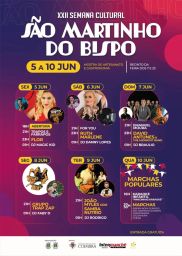 Cartaz XXII Semana Cultural 2026 - São Martinho do Bispo