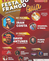 Cartaz XXXVI Festa do Frango 2025 - Guia