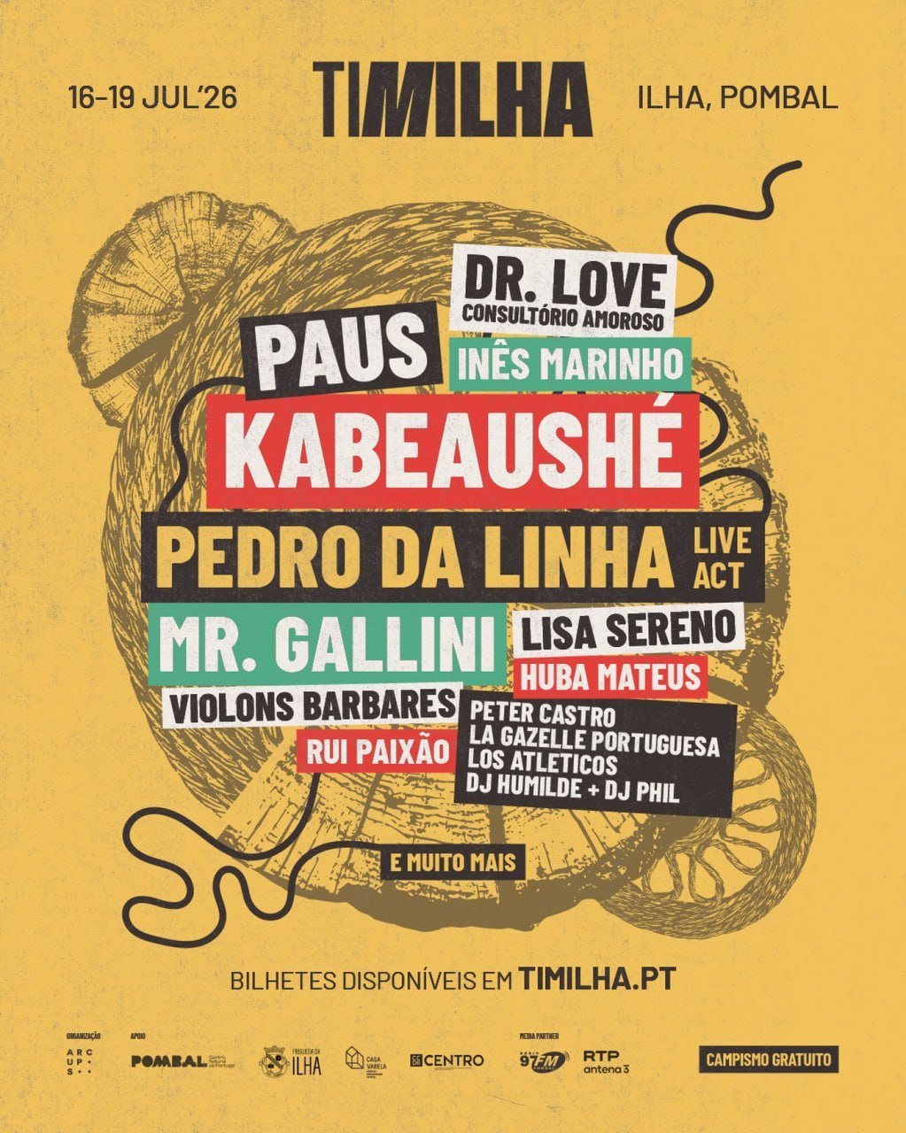 Cartaz TIMILHA 2026 - Ilha