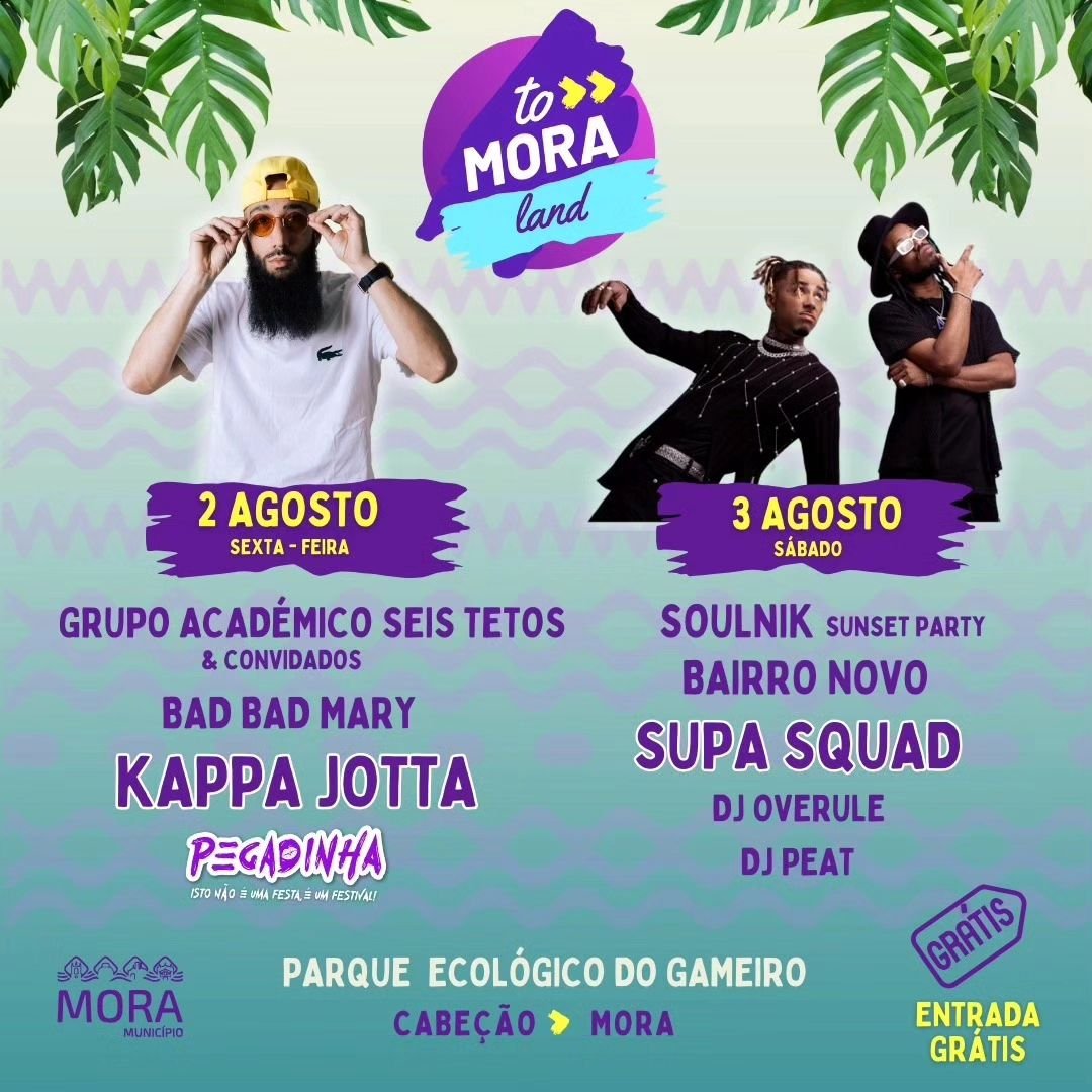 Cartaz To Mora Land 2024 - Cabeção