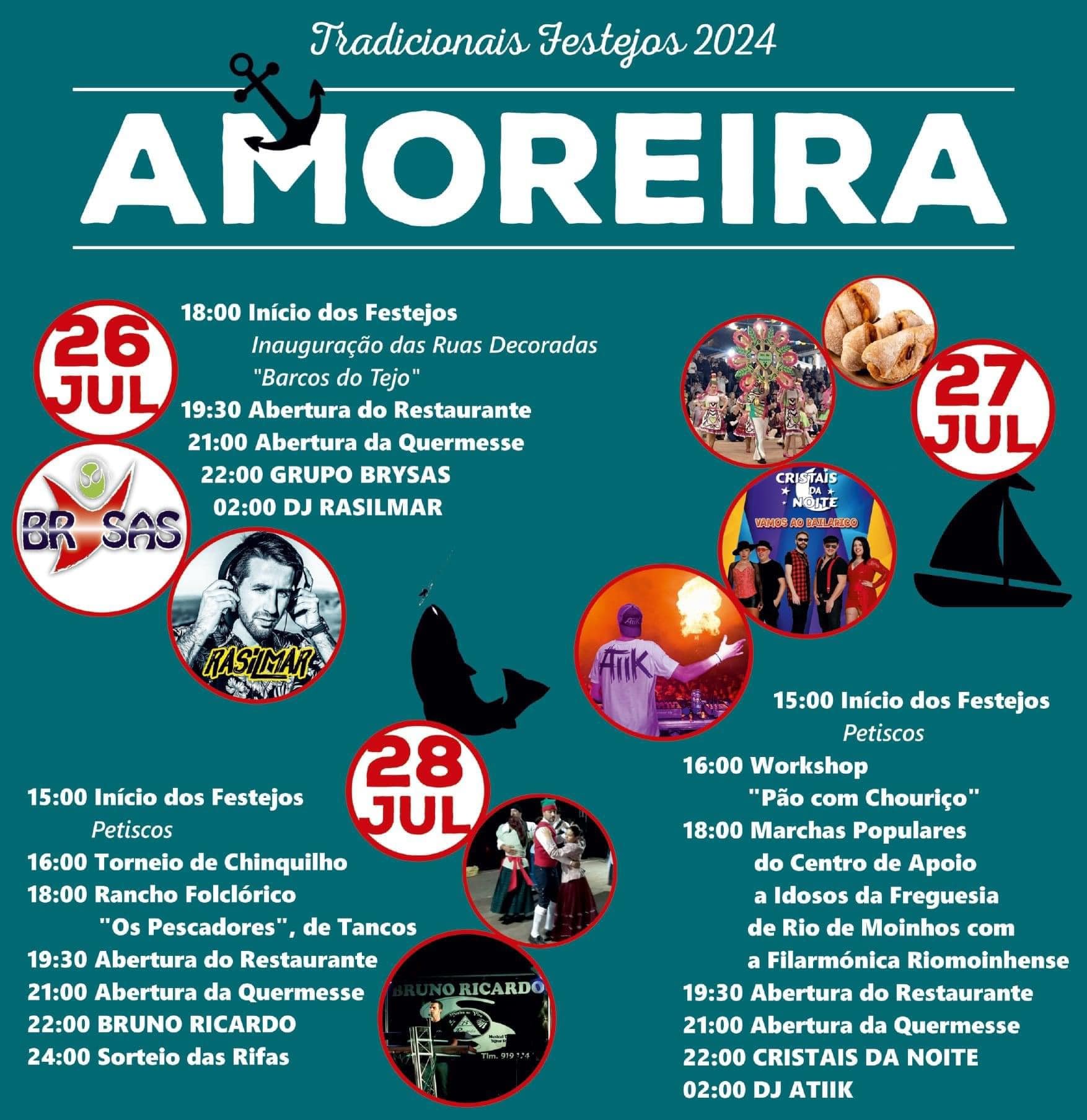 Cartaz Tradicionais Festejos 2024 - Amoreira