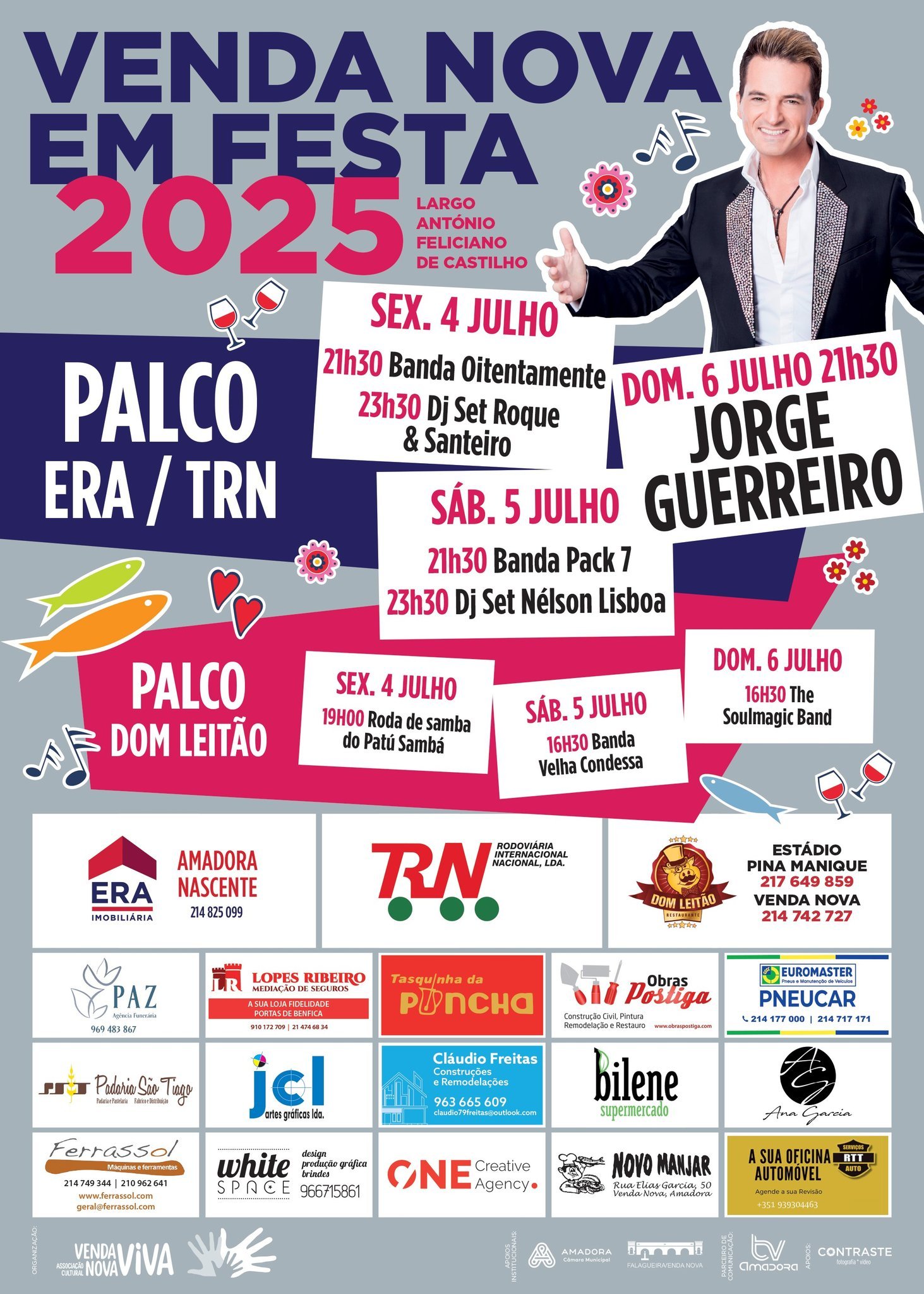 Cartaz Venda Nova em Festa 2025 - Amadora