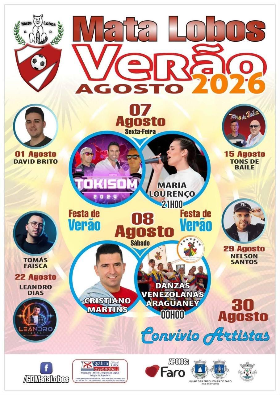 Cartaz Verão 2026 - Mata Lobos