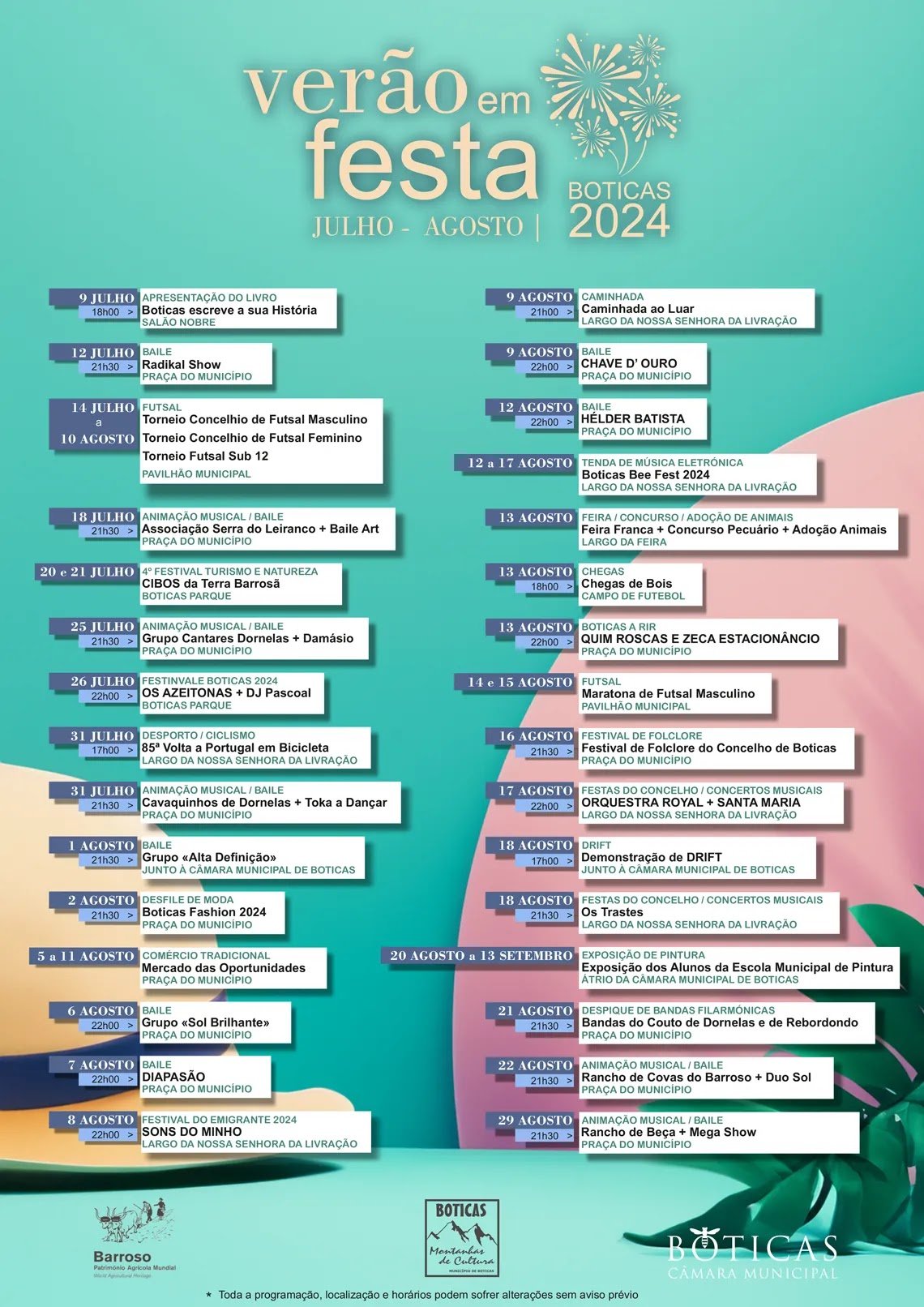 Cartaz Versão em Festa 2024 - Boticas