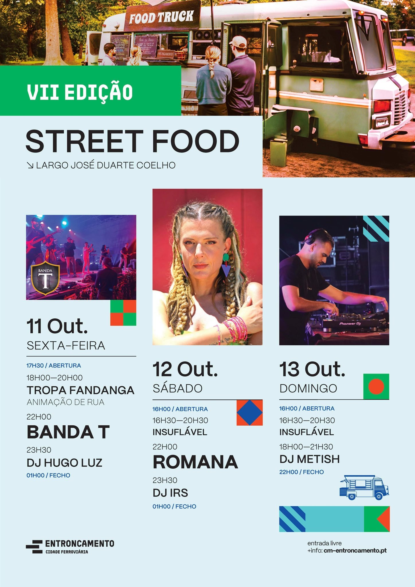 Cartaz VII Street Food 2024 - Entroncamento