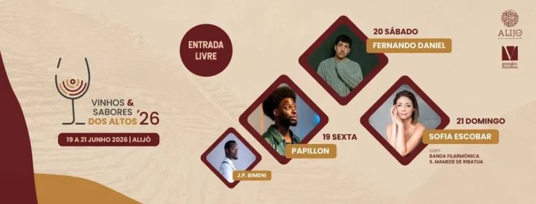 Cartaz Vinhos & Sabores dos Altos 2026 - Alijó