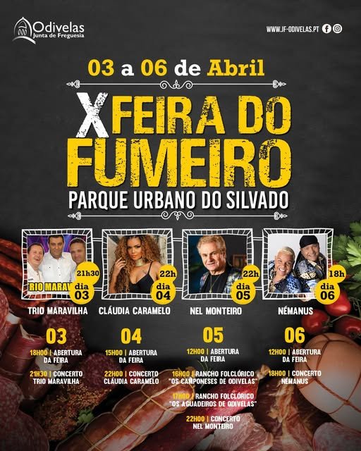 Cartaz X FEIRA DO FUMEIRO DE ODIVELAS 2025 - Odivelas