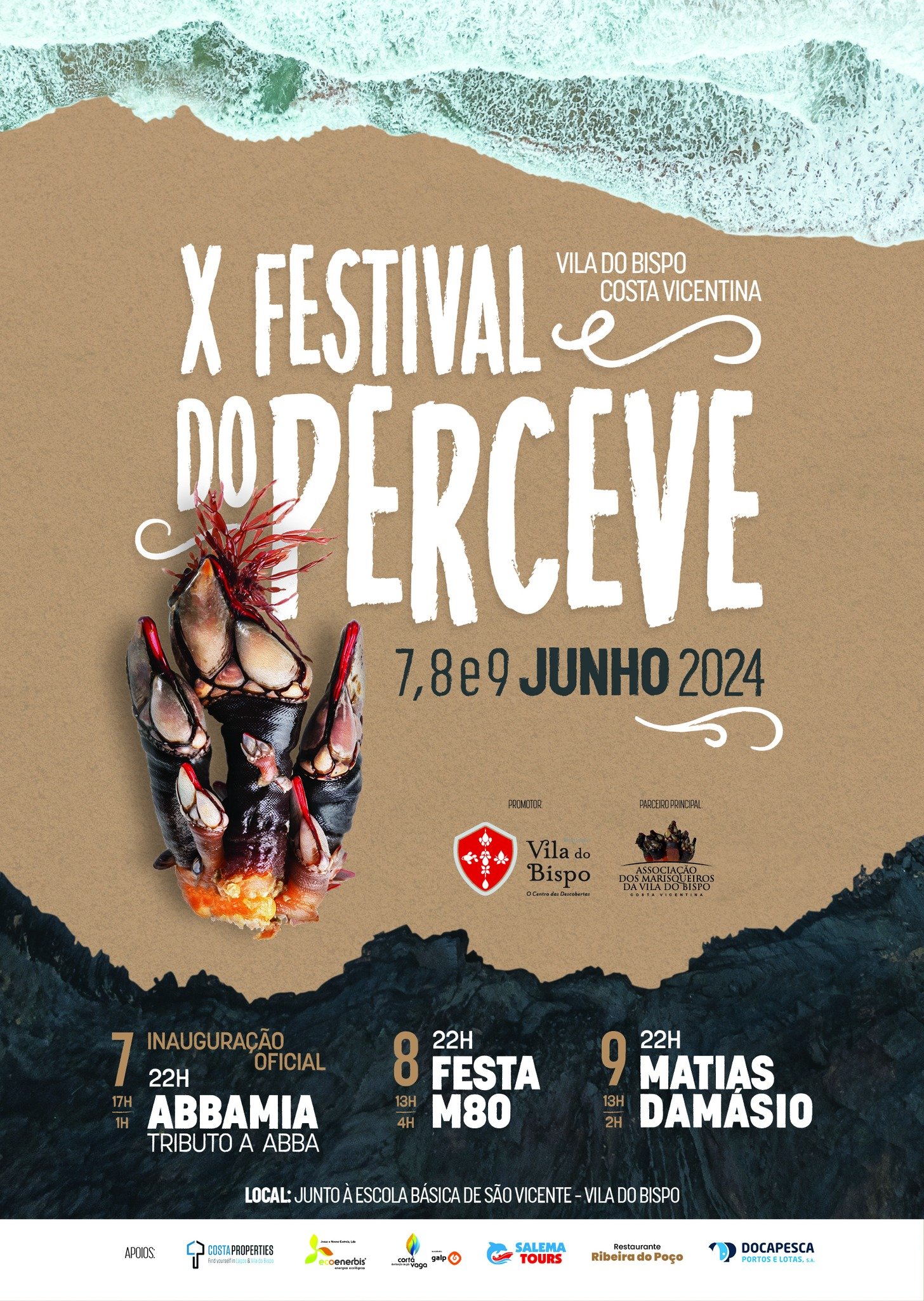 Cartaz X Festival do Perceve 2024 - Vila do Bispo
