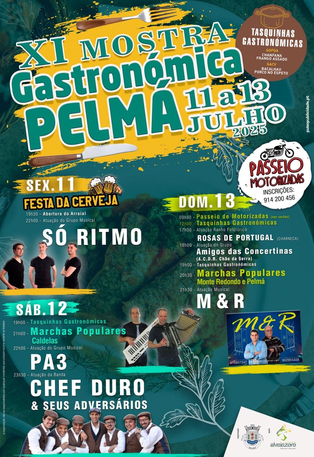Cartaz XI Mostra Gastronómica 2025 - Pelmá