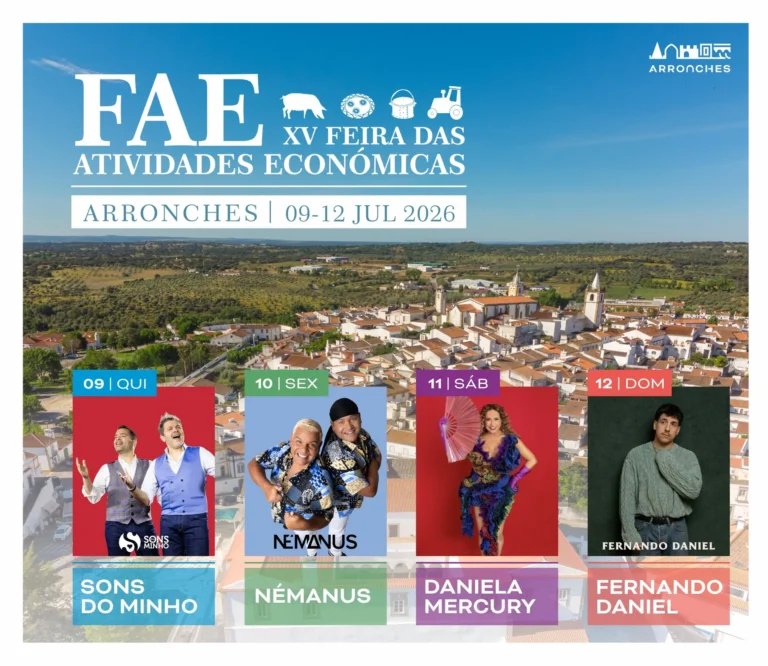 Cartaz XV Feira das Atividades Económicas 2026 - Arronches