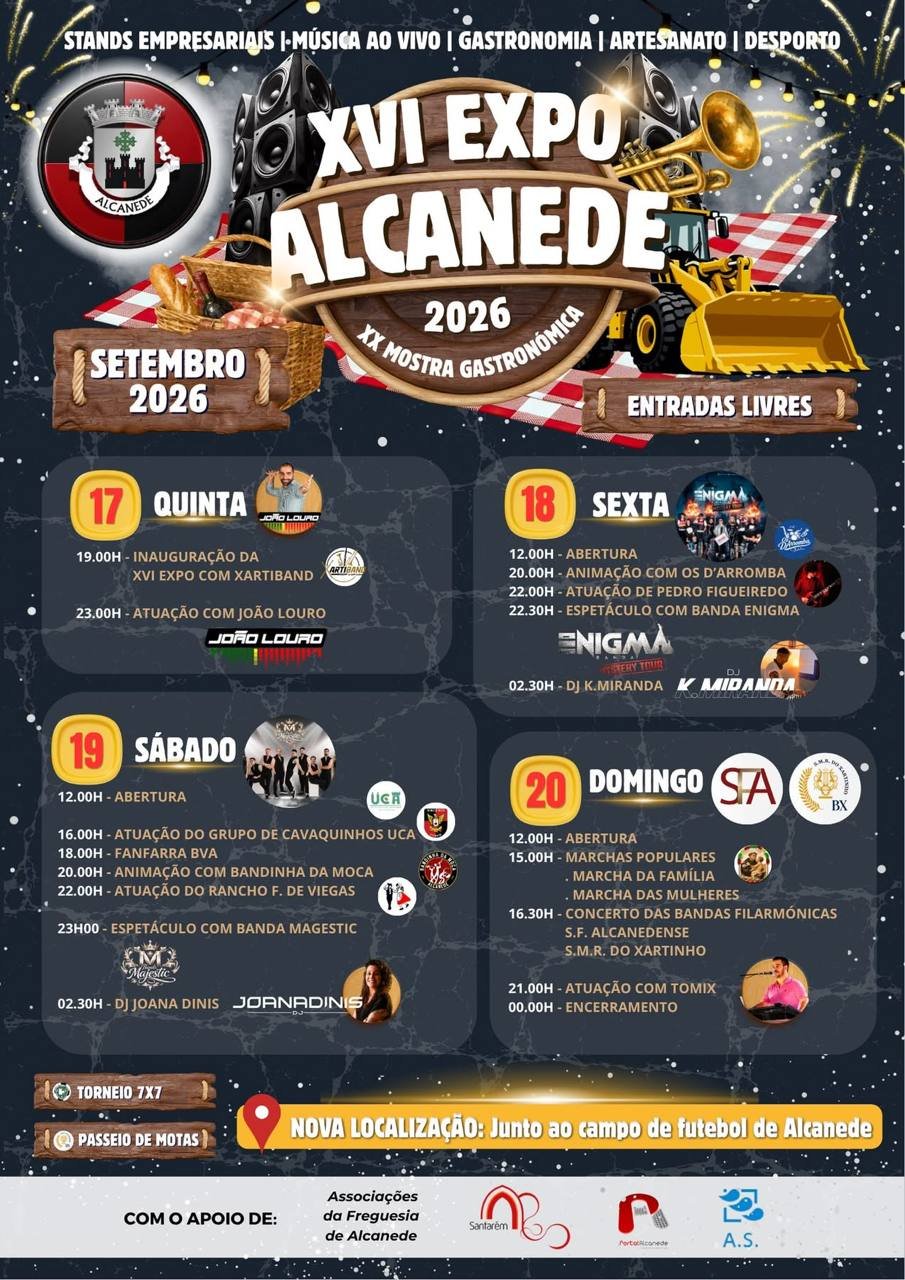 Cartaz XVI Expo Alcanede 2026 - Alcanede