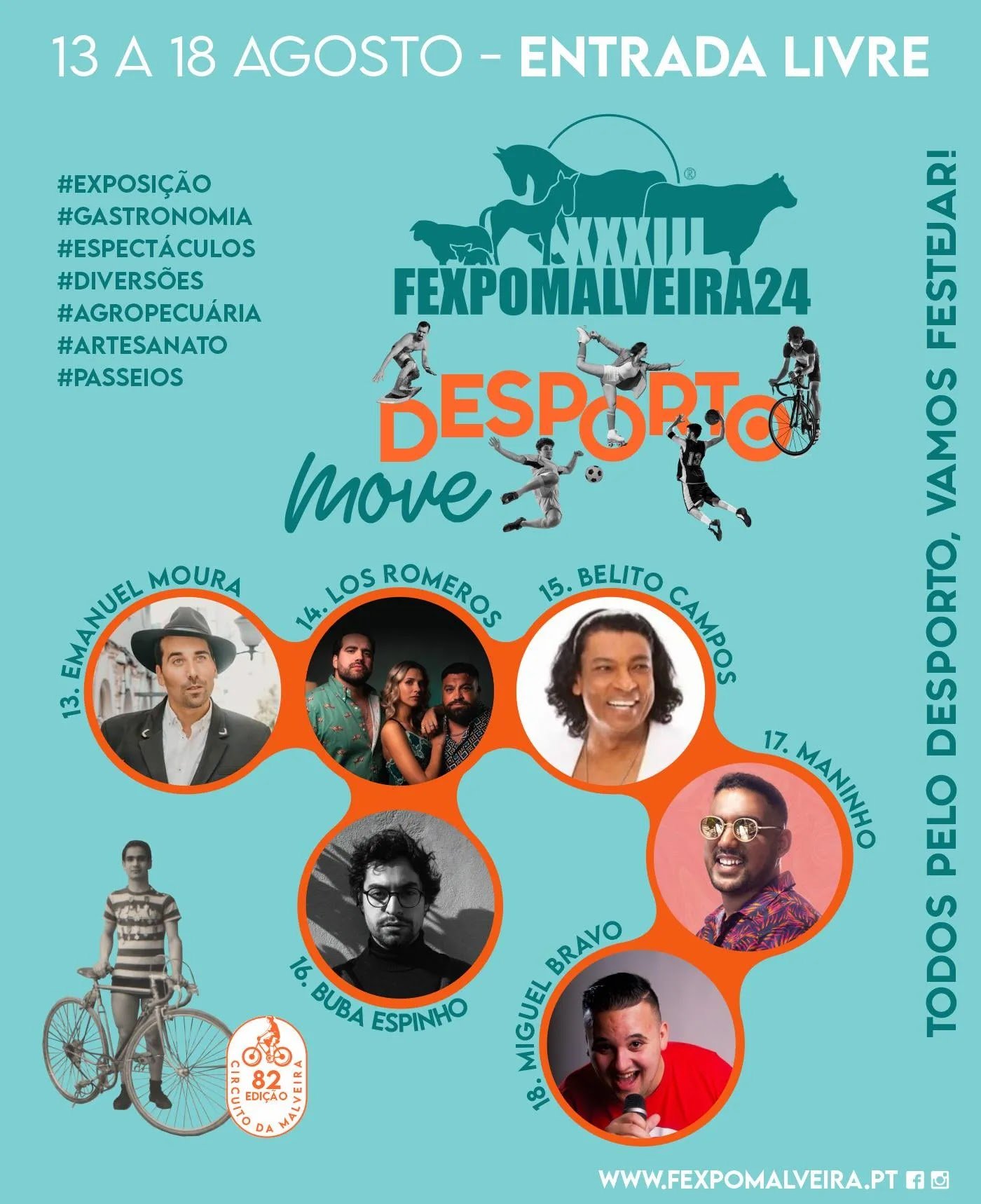 Cartaz XXXIII Fexpomalveira 2024 - Malveira